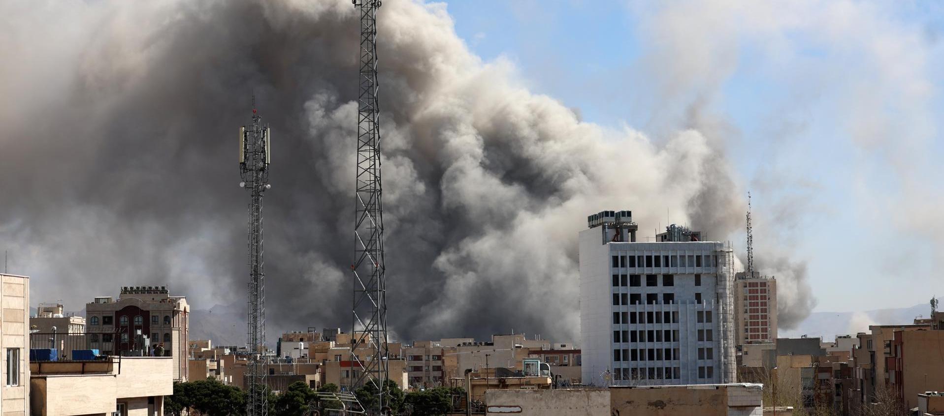 Bombardeo de Israel sobre la capital de Teherán, en Irán. 