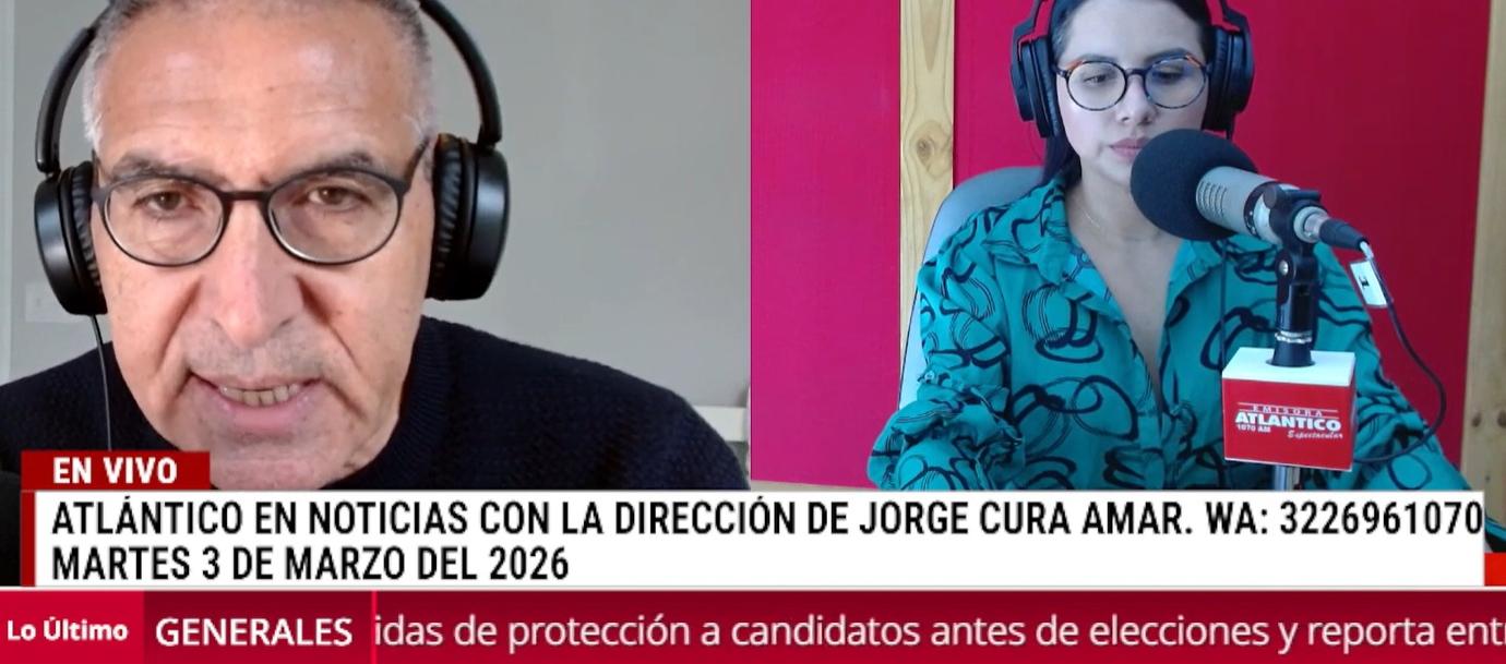 Transmisión de Atlántico en Noticias.