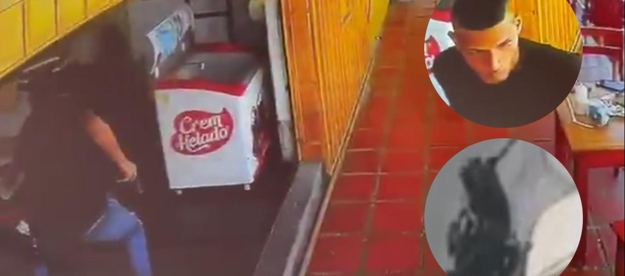 Momentos del atraco.