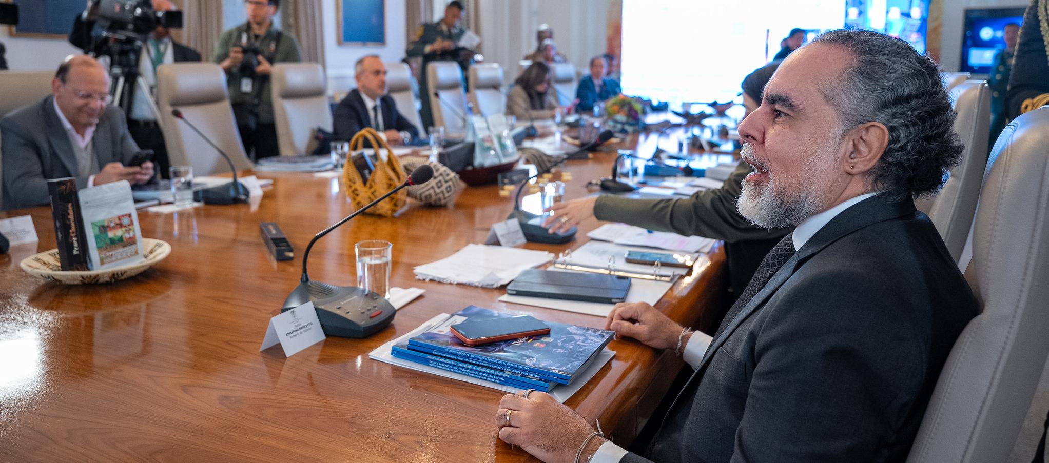 El Ministro del Interior, Armando Benedetti.