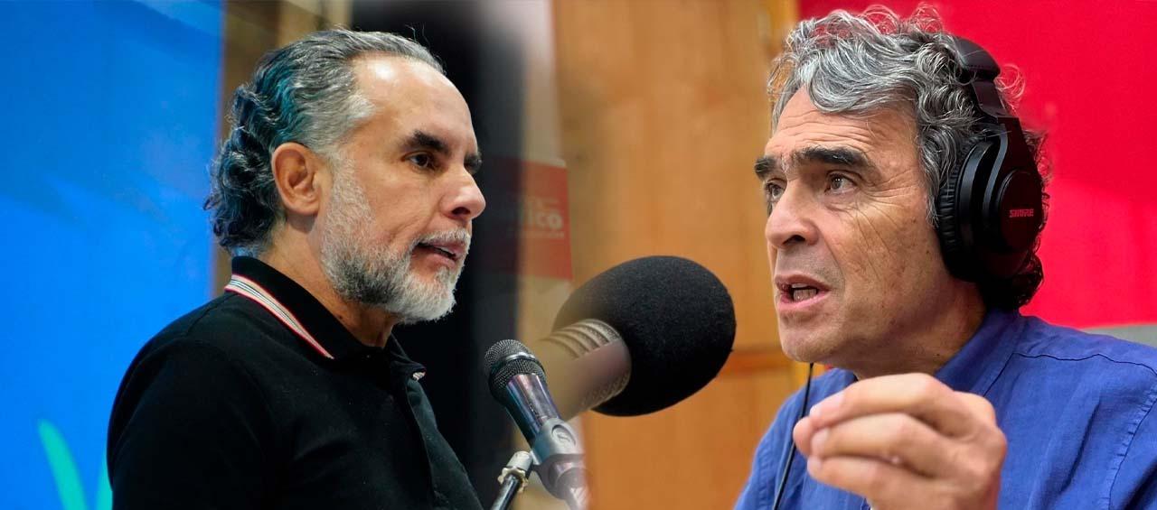 Armando Benedetti y Sergio Fajardo.