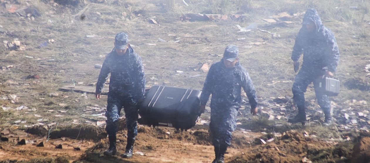 Lugar del accidente.