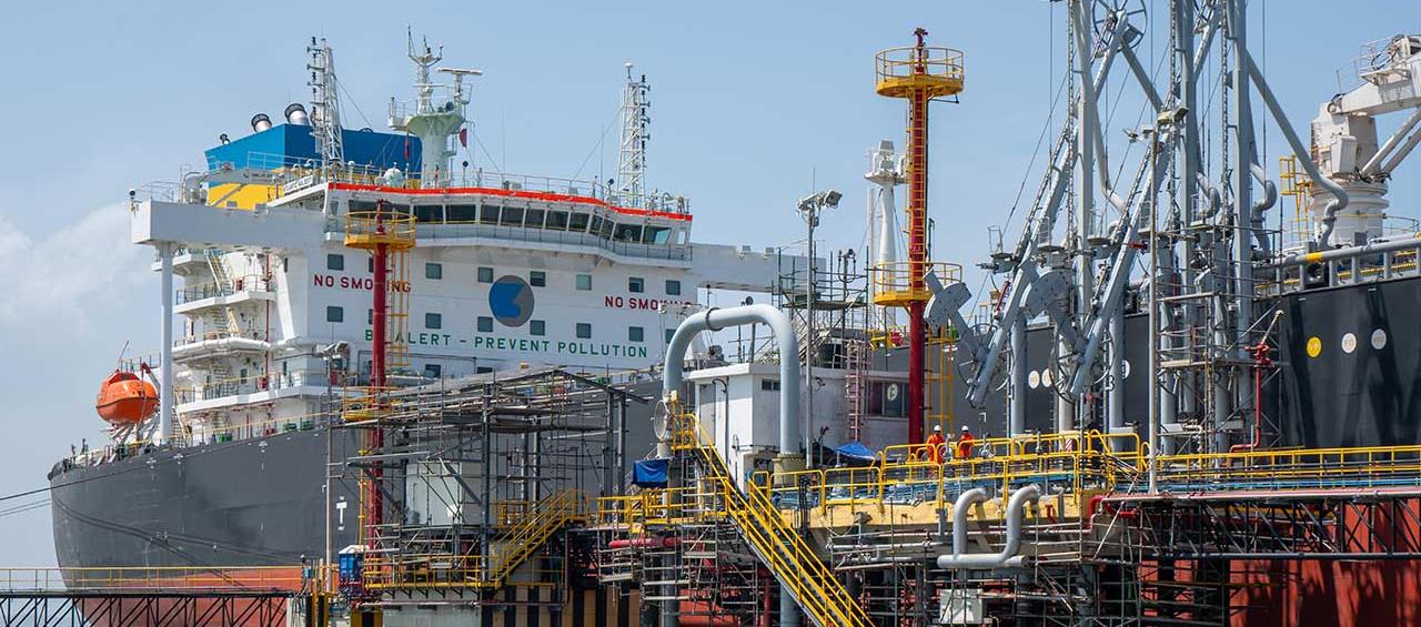 Buque que transporta crudo de Ecopetrol hacia Estados Unidos.