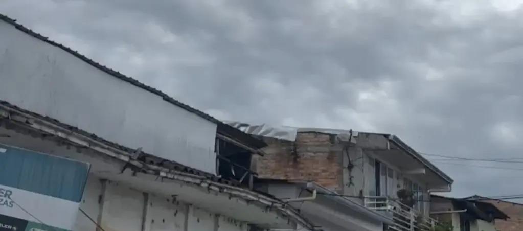 Ataque con drones en Cajibío, Cauca.