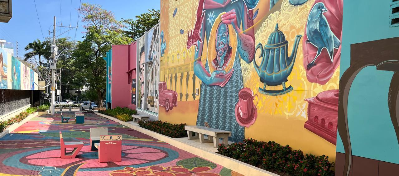 Callejones del barrio El Prado, en Barranquilla. 