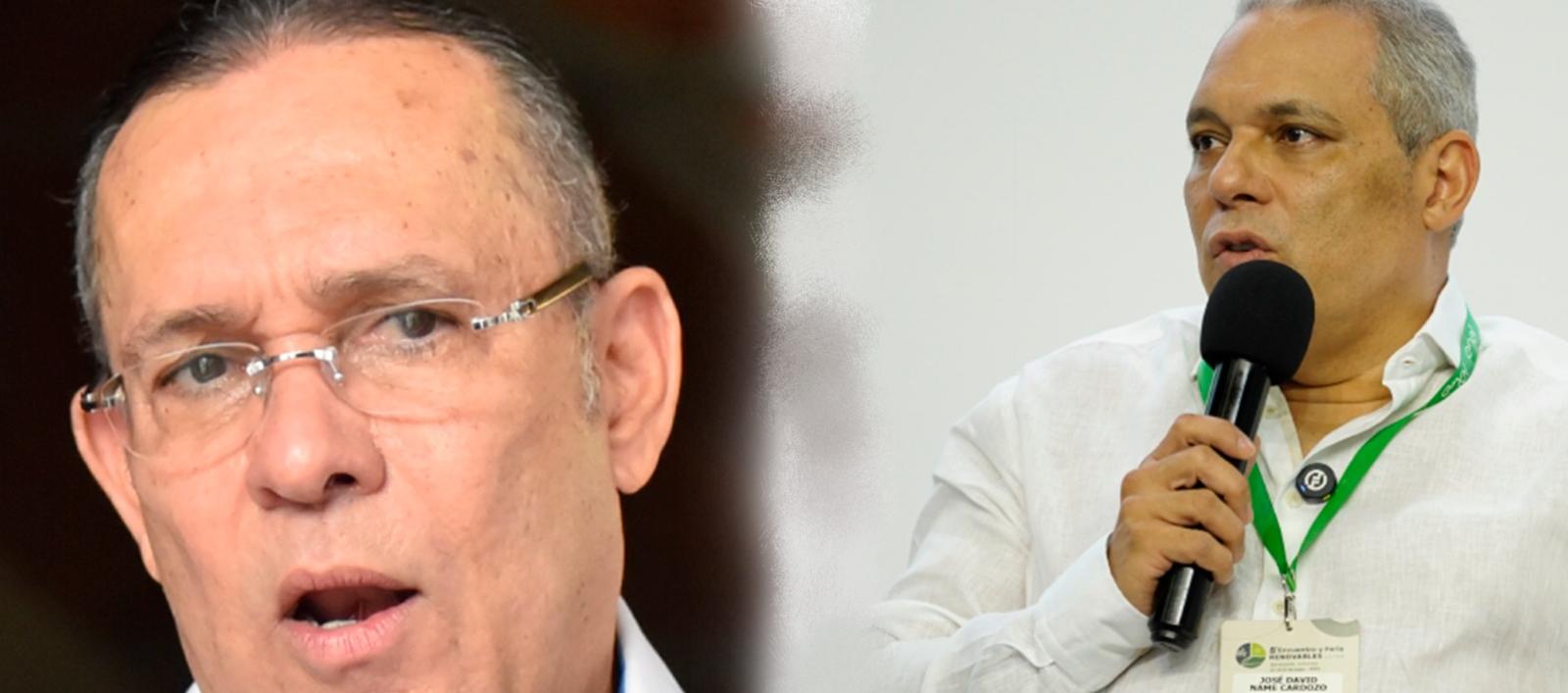 Efraín Cepeda y José David Name.