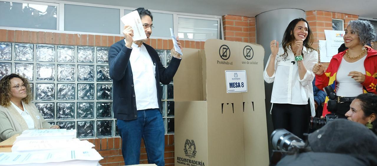 El candidato Iván Cepeda.