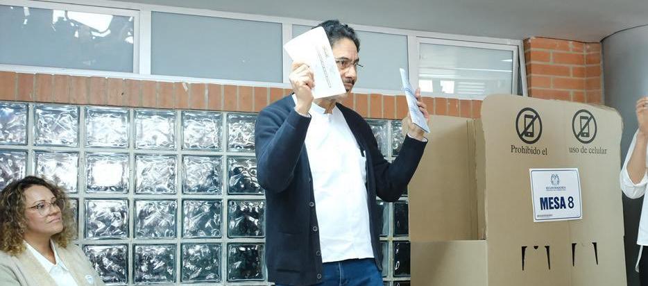 El candidato Iván Cepeda.