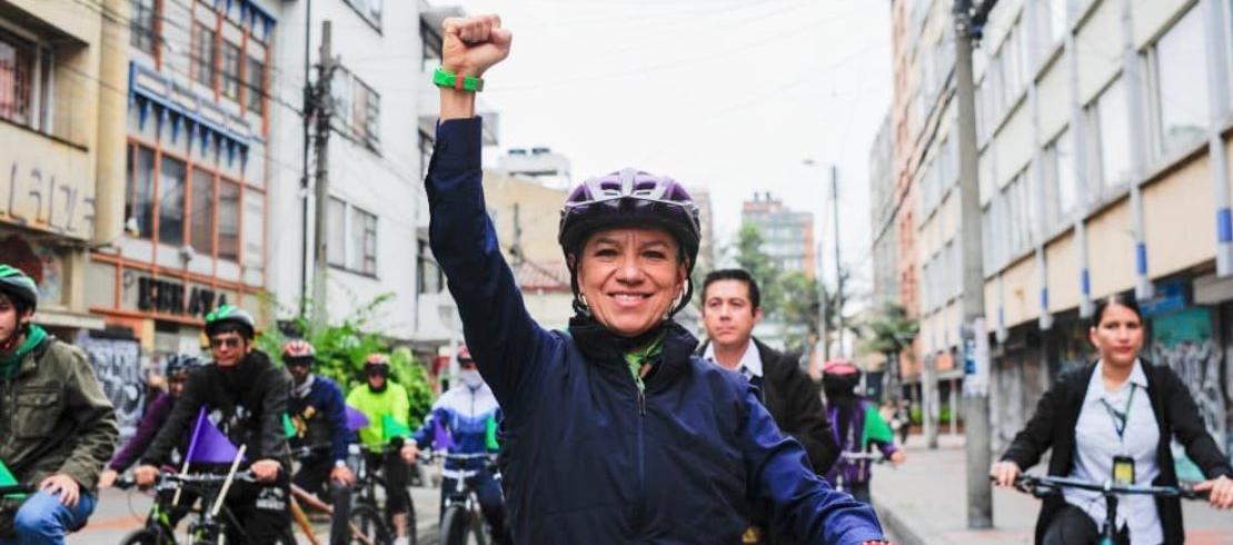 La candidata Claudia López.