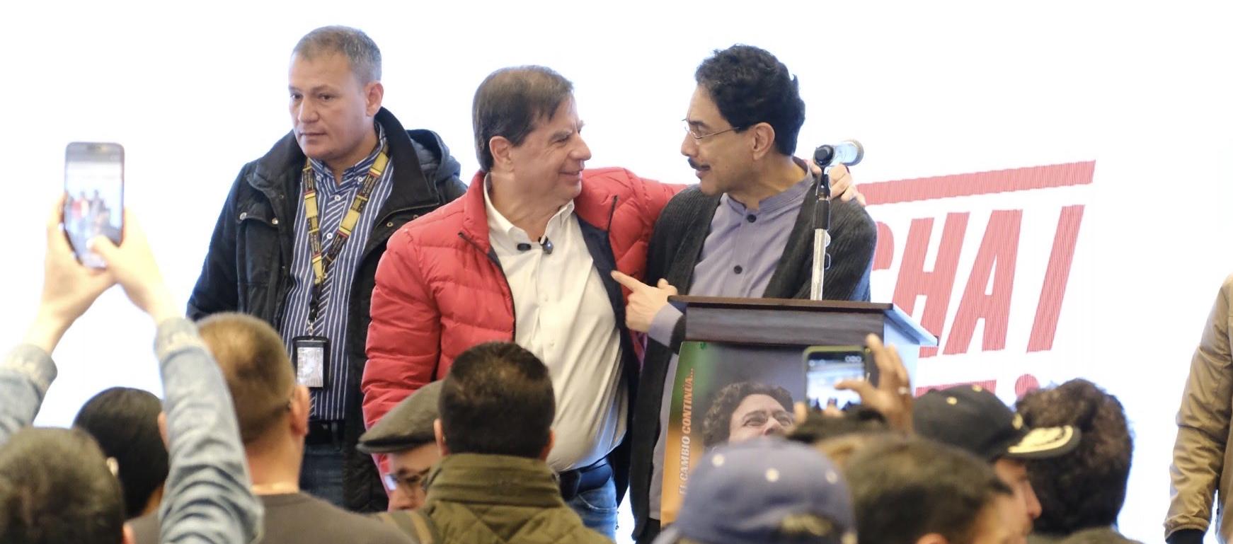 Juan Fernando Cristo e Iván Cepeda.