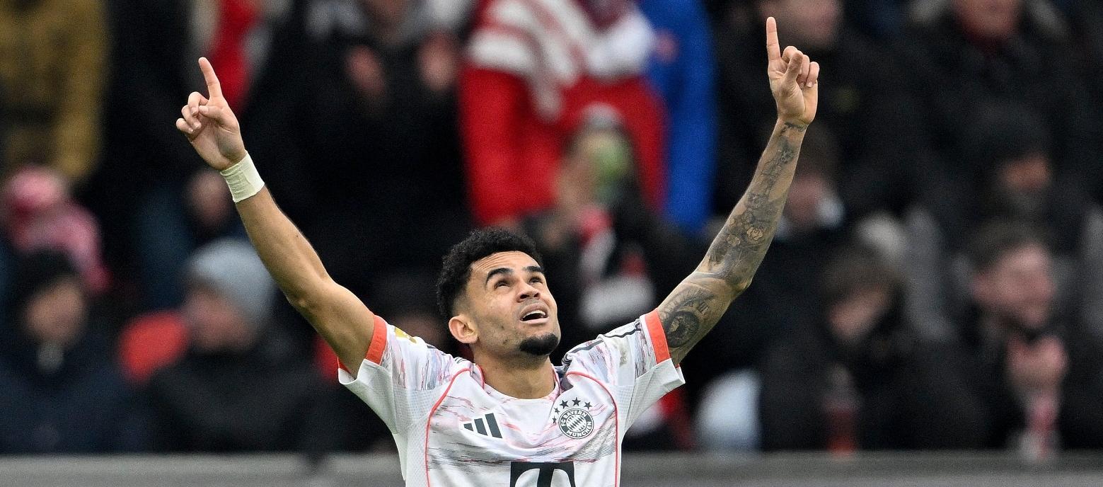 La celebración de Luis Díaz.