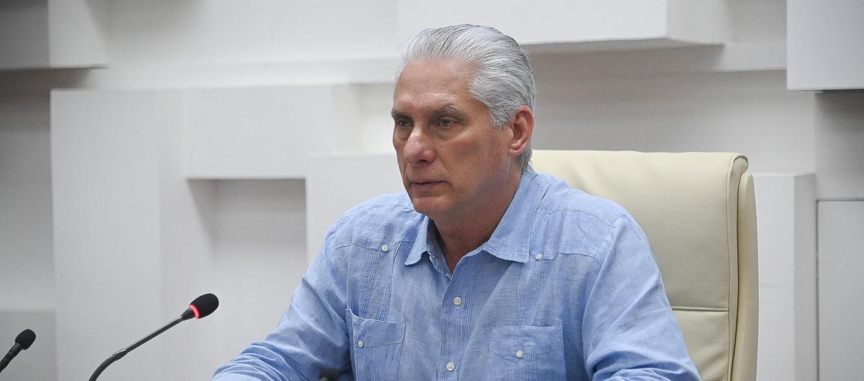 Presidente de Cuba, Miguel Díaz-Canel.