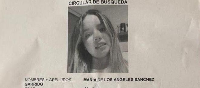 Denuncia de desaparición de María De los Ángeles Sánchez, la otra niña desaparecida