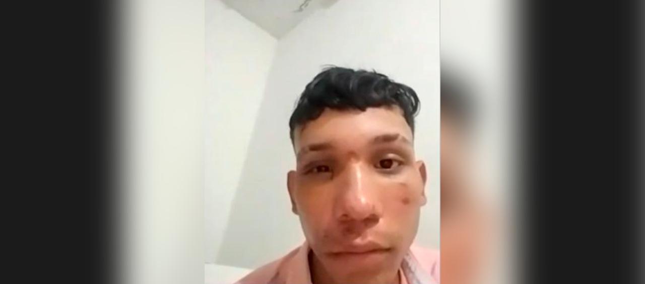 Juan David Taboada Olivares en las audiencias preliminares. 