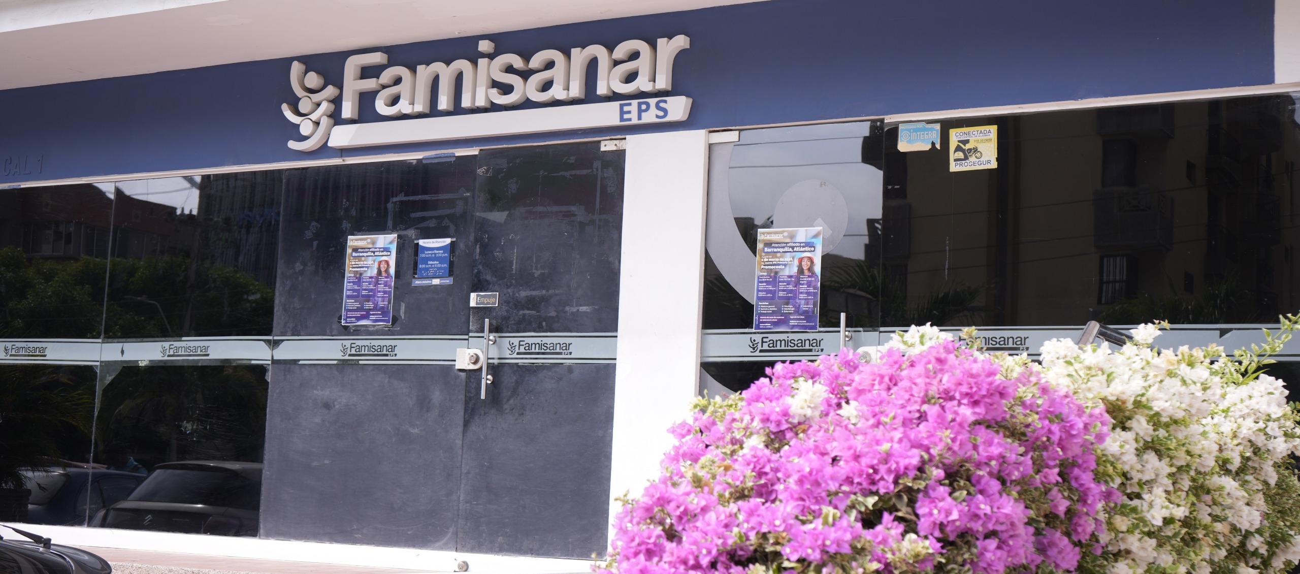 Famisanar EPS, intervenida por el Gobierno Nacional.