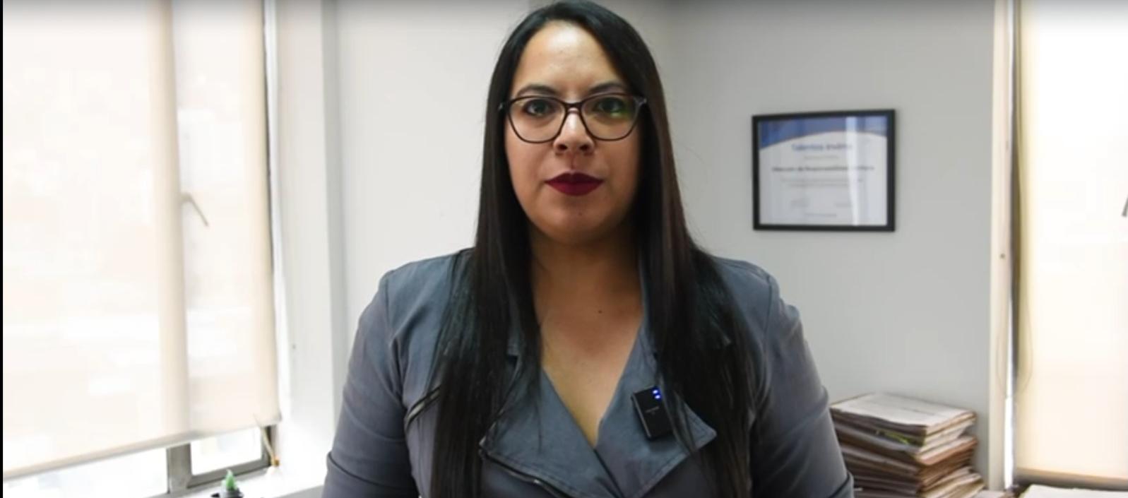Directora de Responsabilidad Sanitaria del Invima, Eliana Katherine Gómez Mejía.