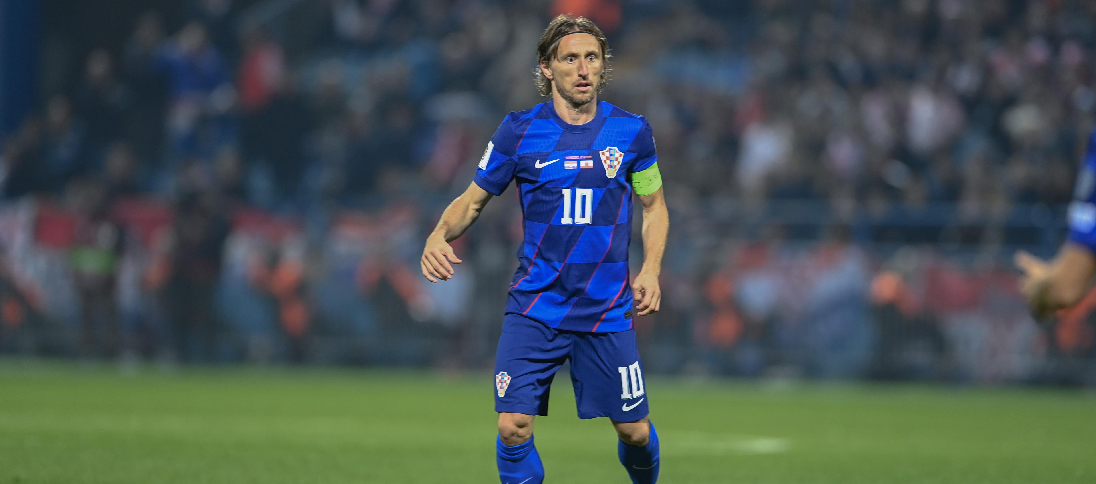 Luka Modric, capitán de Croacia.