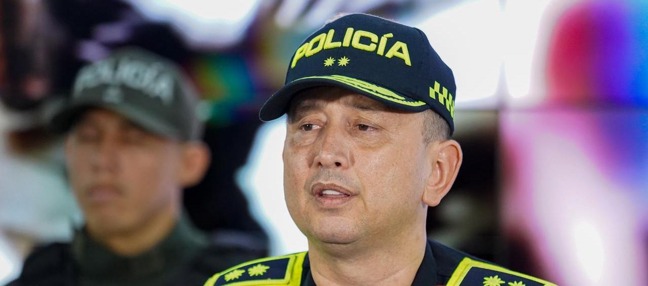General Miguel Camelo, comandate de la Policía Metropolitana de Barranquilla.