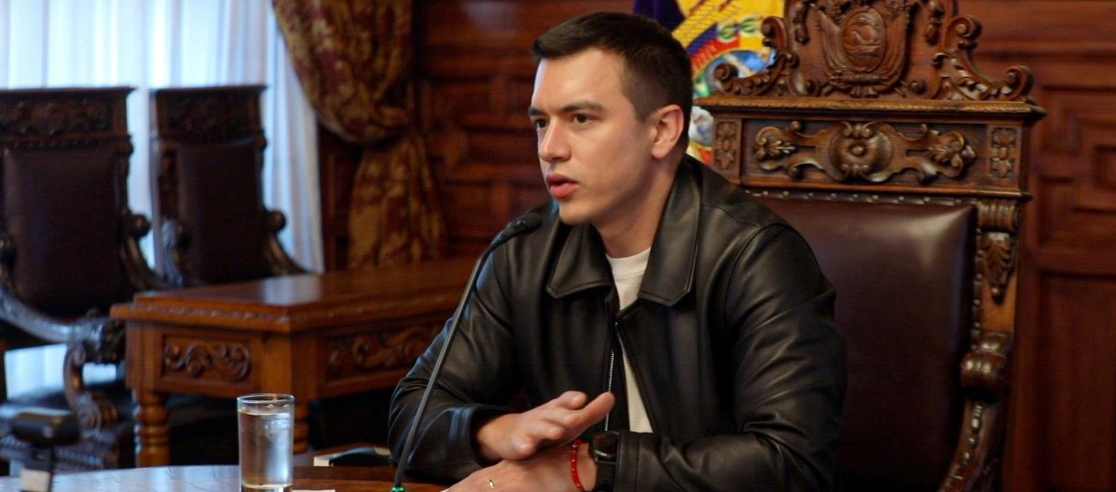 Daniel Noboa, Presidente de Ecuador.