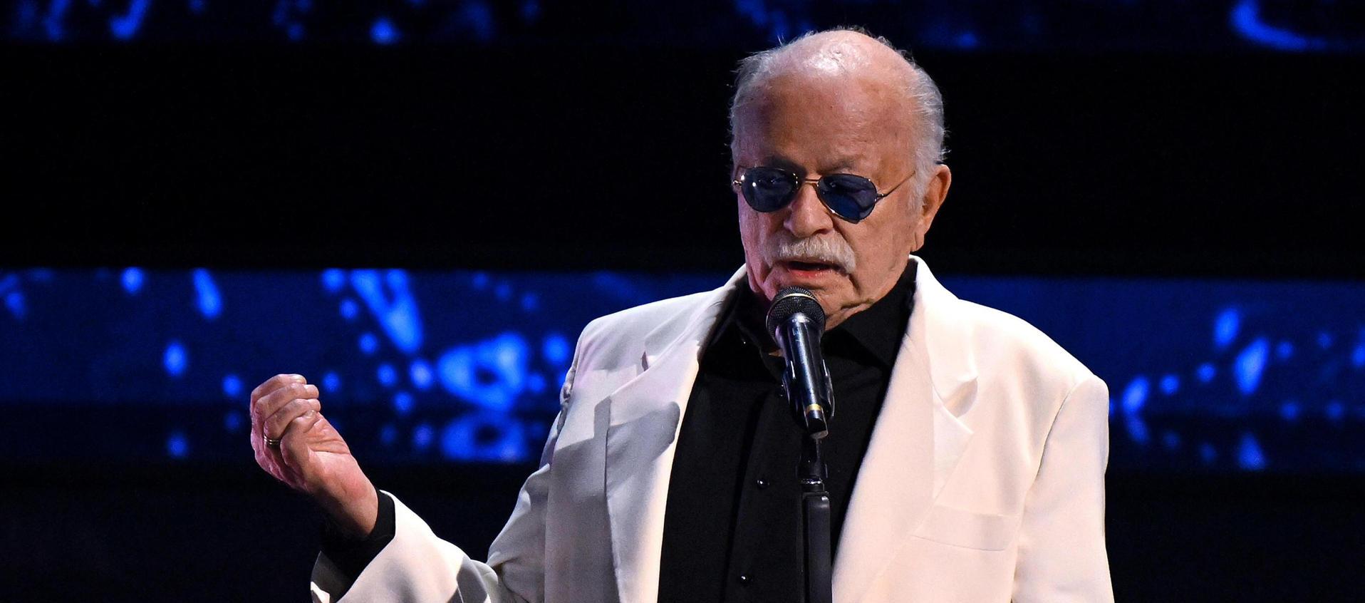  El cantante italiano Gino Paoli