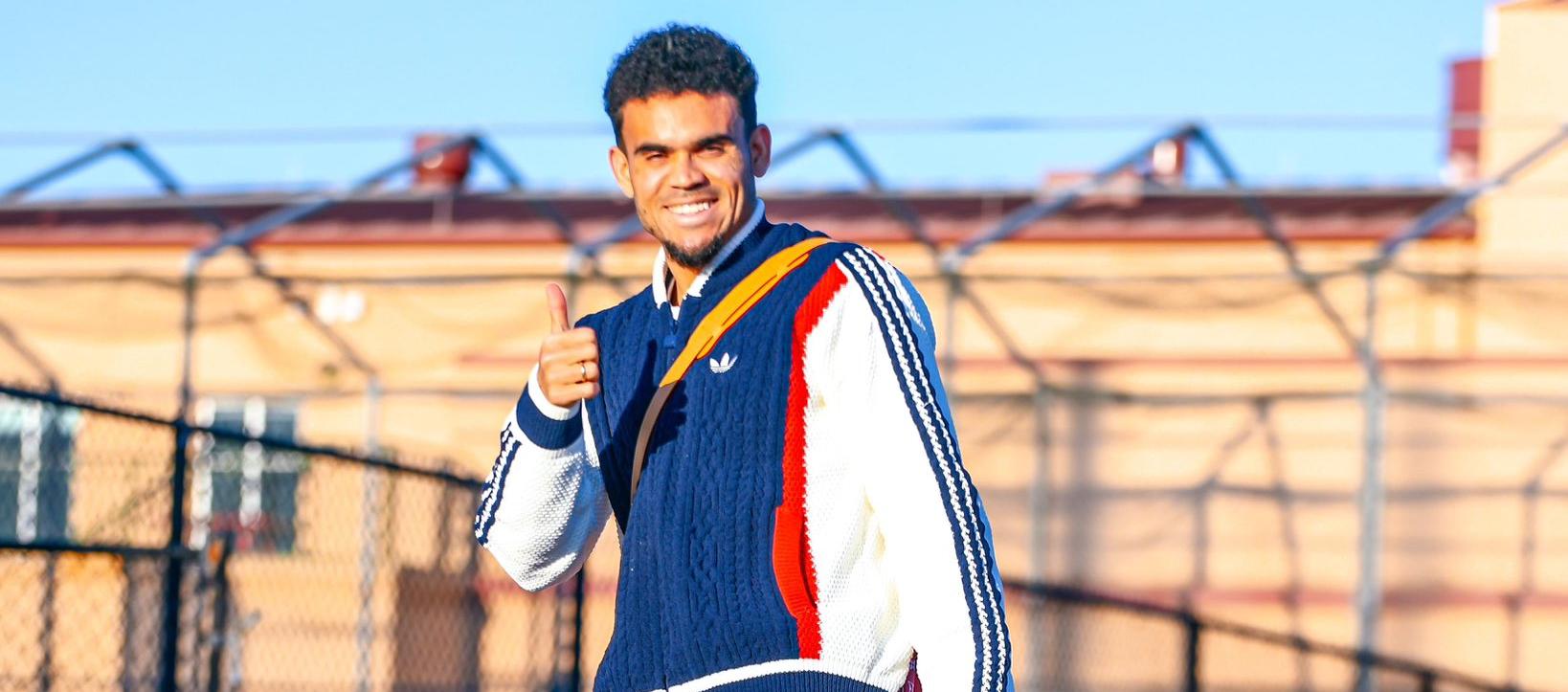 Luis Díaz en concentración con la Selección Colombia.