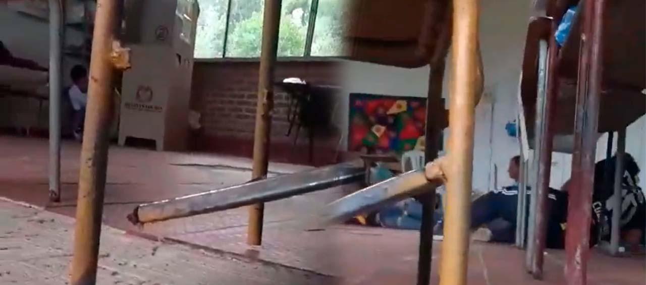 Momentos del hostigamiento.