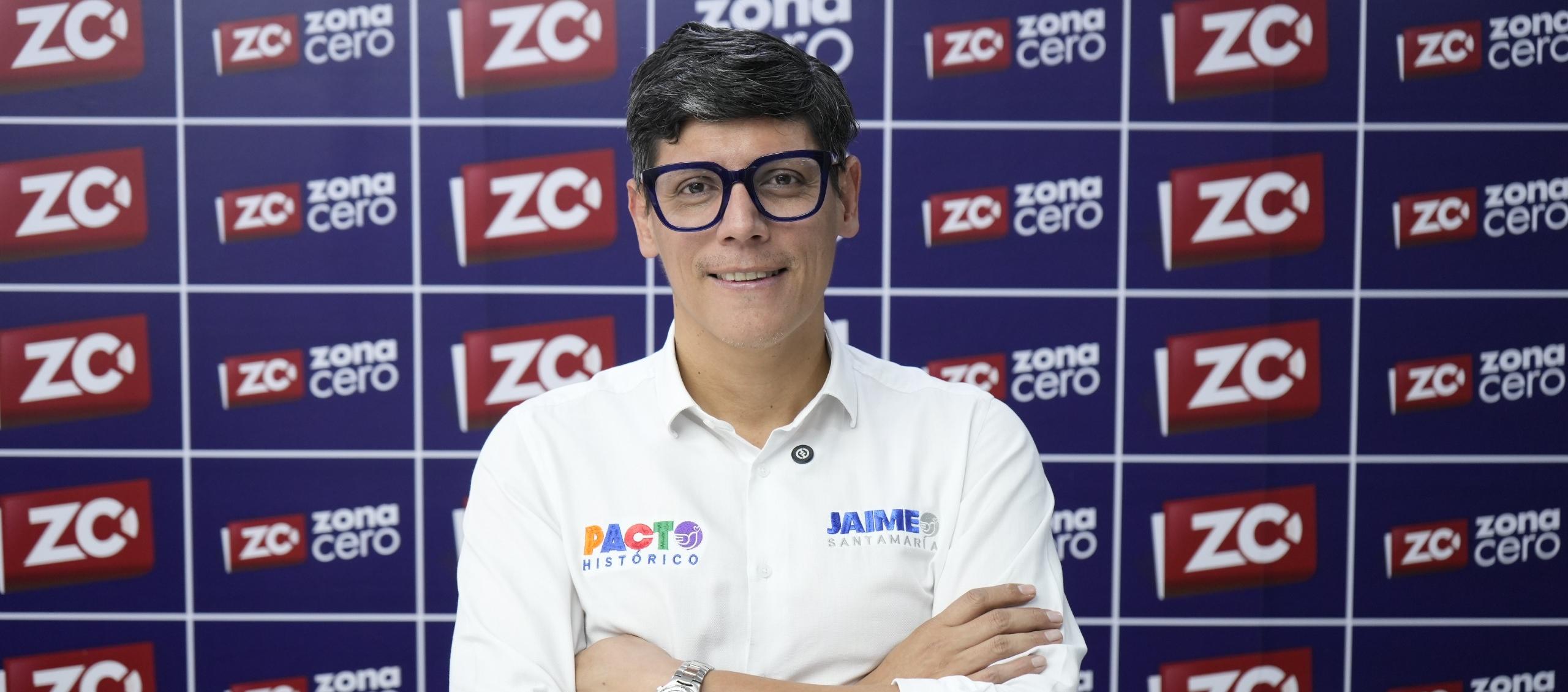 Jaime Santamaría, candidato a la Cámara por el Pacto Histórico.