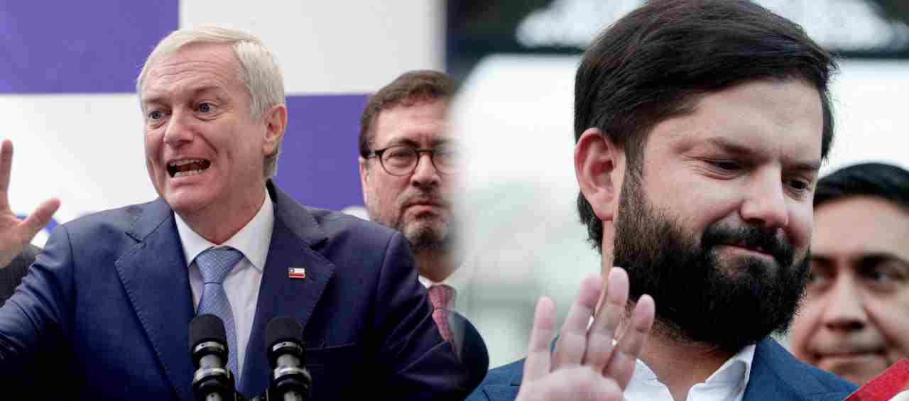 José Antonio Kast y Gabriel Boric.