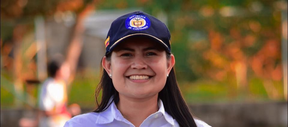 La congresista reelegida Karen Manrique.