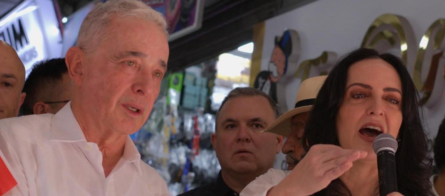 María Fernanda Cabal y Álvaro Uribe
