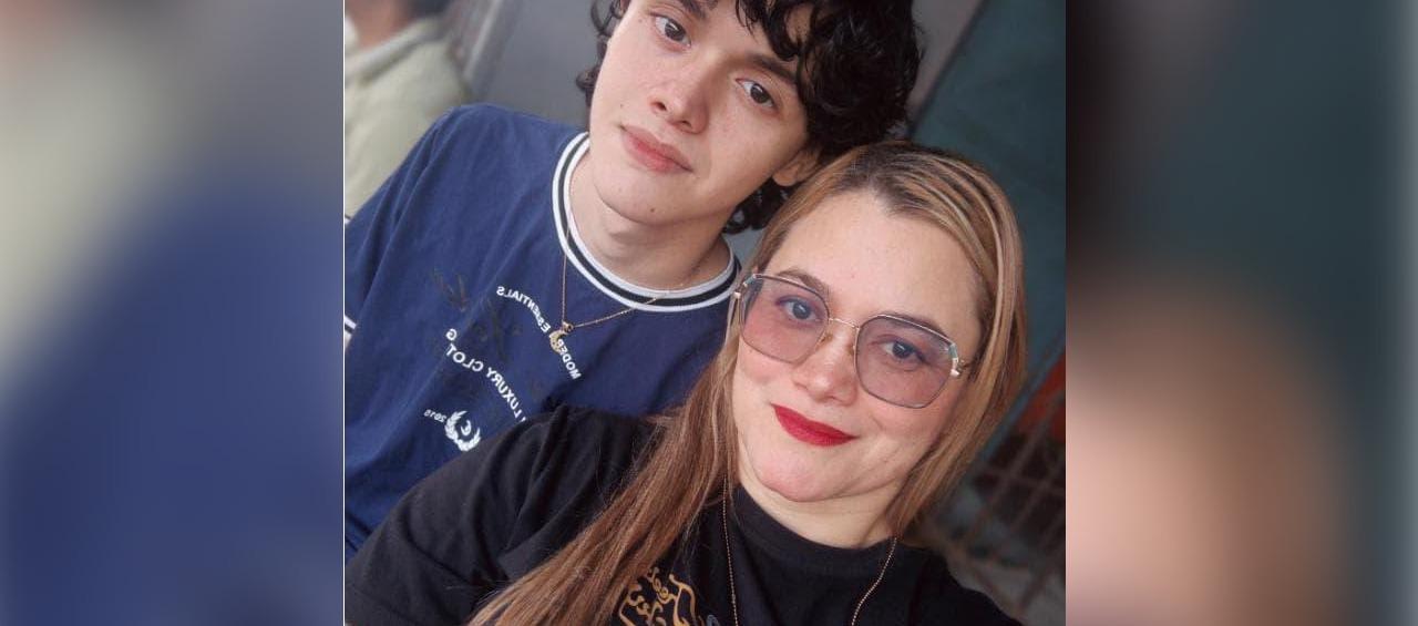 Mateo Arias y su mamá Duvis Pedraza.