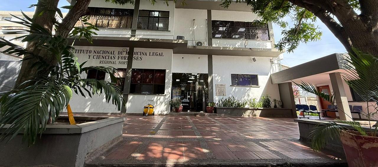 Fachada de Medicina Legal en Barranquilla.