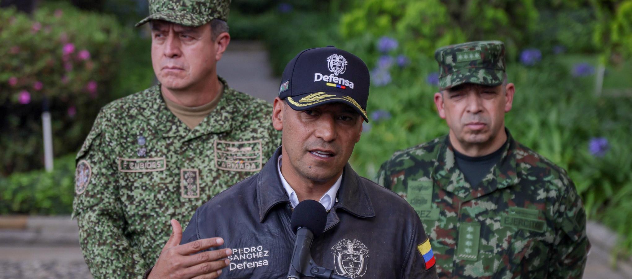 El ministro de Defensa de Colombia, Pedro Sánchez Suárez.