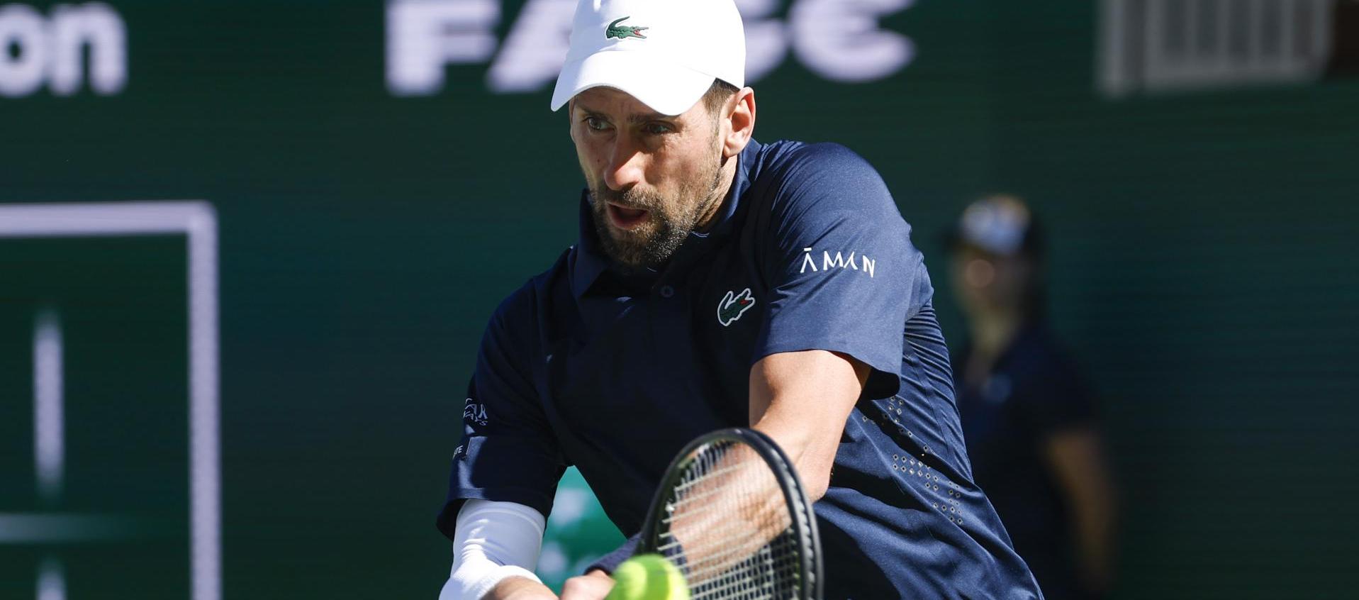 El tenista serbio Novak Djokovic.  