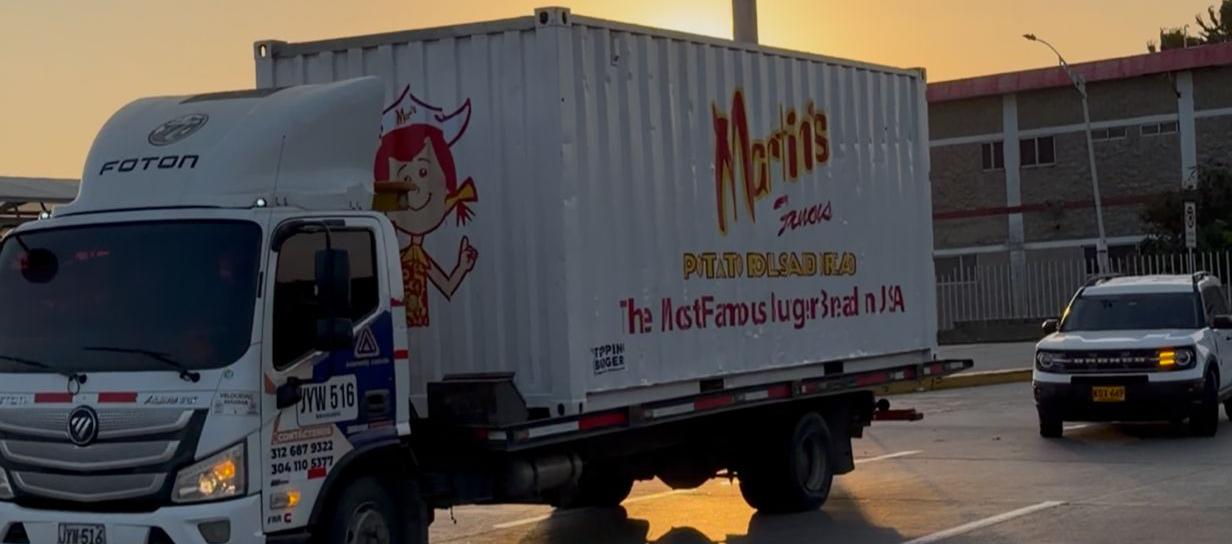 Camión de Martin’s Potato Rolls.