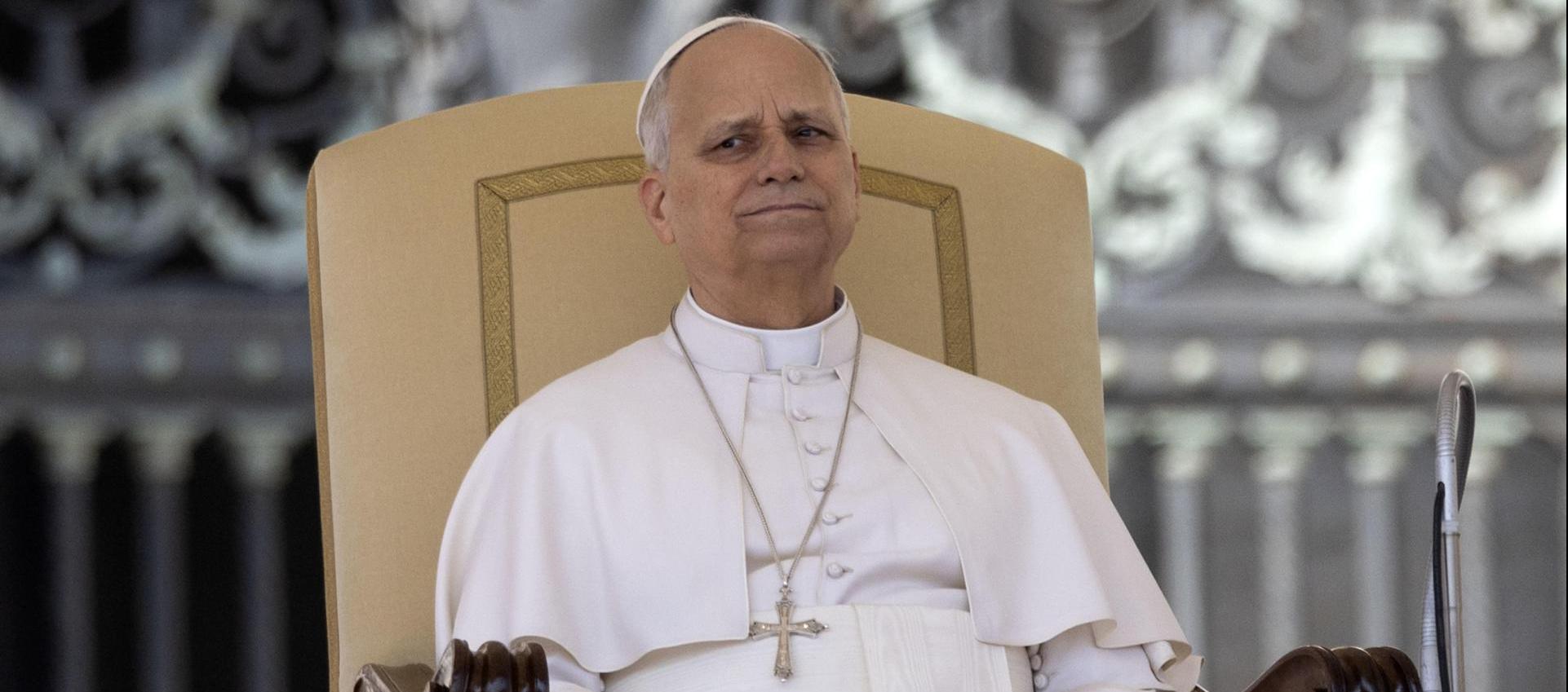 El Papa León León XIV durante su audiencia general semanal en la Plaza de San Pedro este miércoles. 