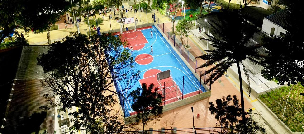 Parque en Barranquilla.