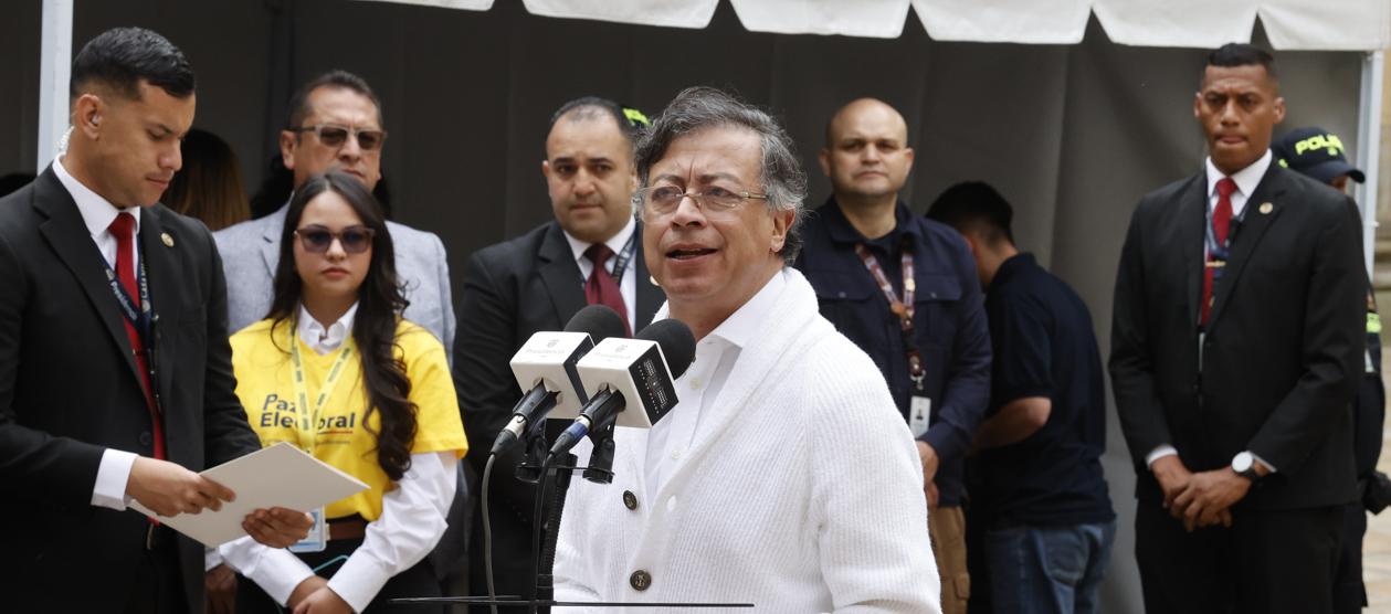 El Presidente Gustavo Petro.