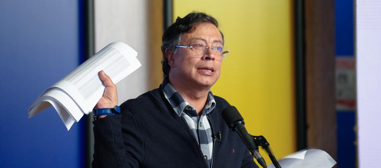 Gustavo Petro, presidente de la República. 