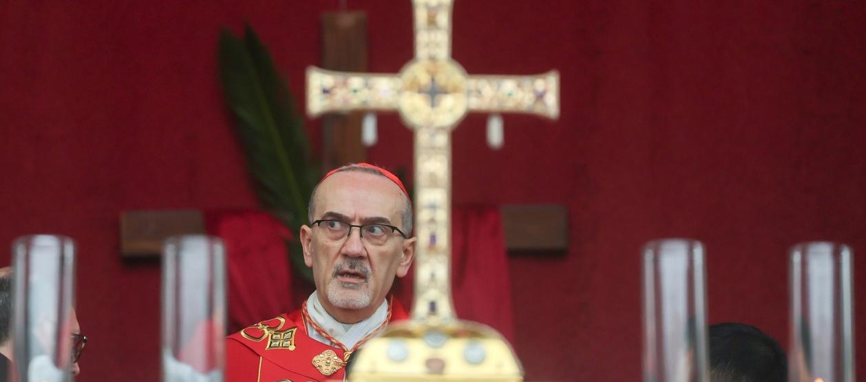 La máxima autoridad católica en Tierra Santa, el Patriarca Latino Pierbattista Pizzaballa.