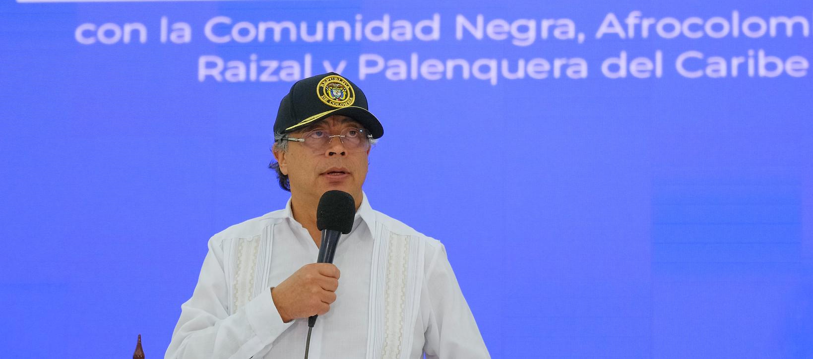 El Presidente Gustavo Petro.