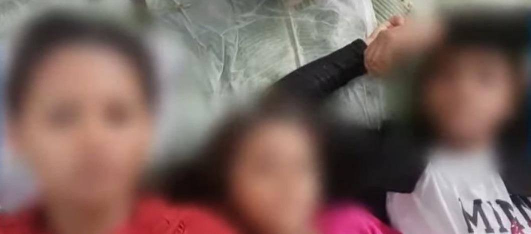 Tres de los rescatados.