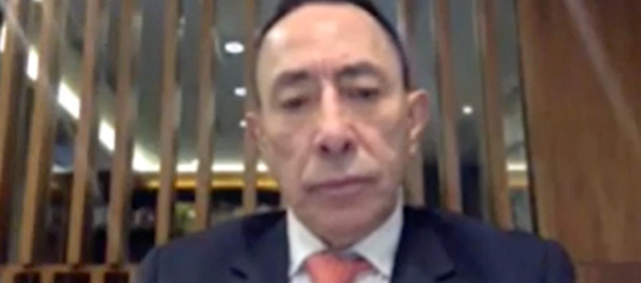 Ricardo Roa, Presidente de Ecopetrol, durante la audiencia de formulación de imputación. 