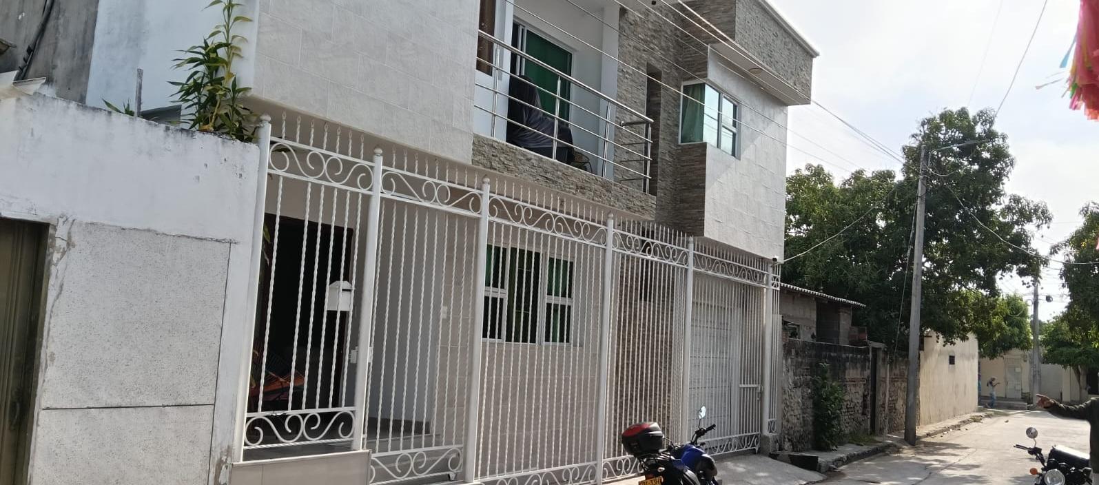 Vivienda donde se registró el robo millonario. 