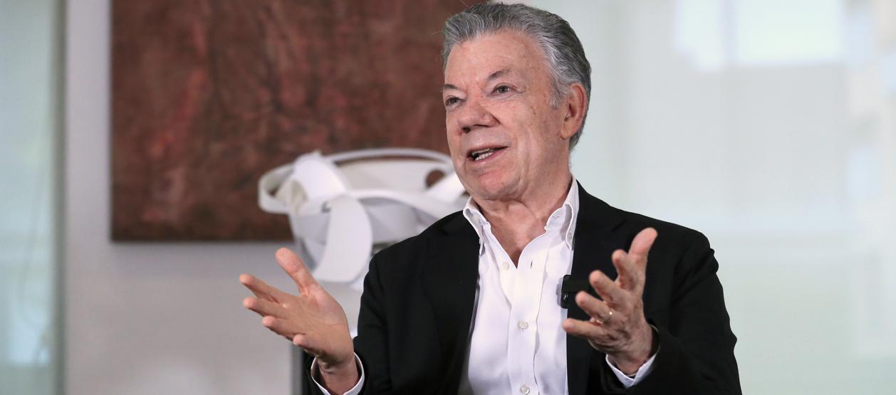 El expresidente Juan Manuel Santos.