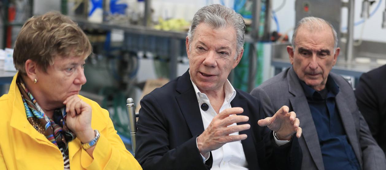 El expresidente Juan Manuel Santos.