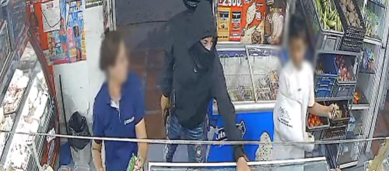 Momento de la acción extorsiva.