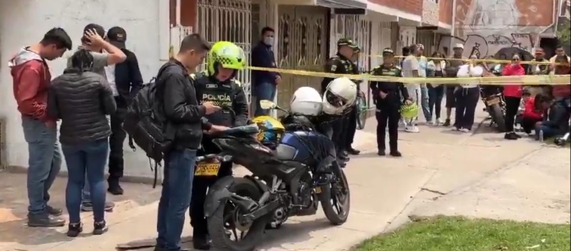 Lugar del triple asesinato. 