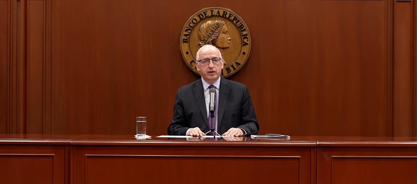 El presidente del Banco de la República, Leonardo Villar Gómez.