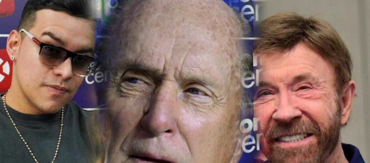 Yeison Jiménez, Robert Duvall y Chuck Norris.